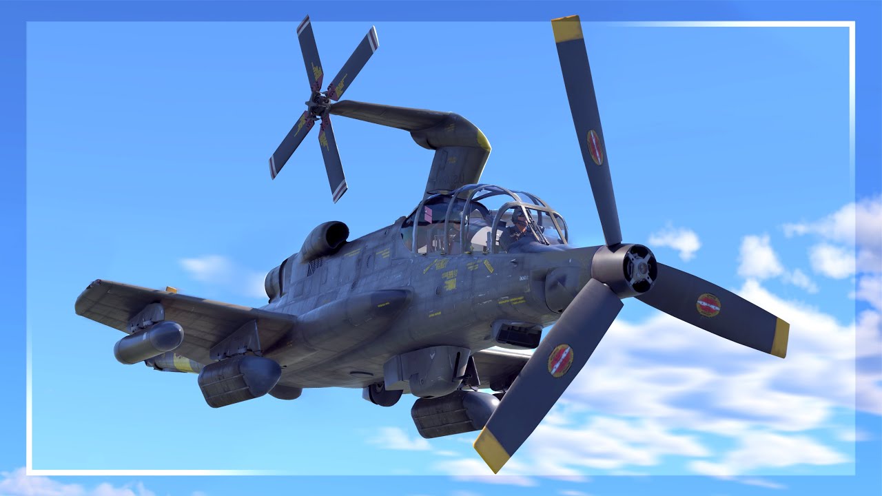 This is a plane chopper thingy i think | WAR THUNDER AH-56A Cheyenne