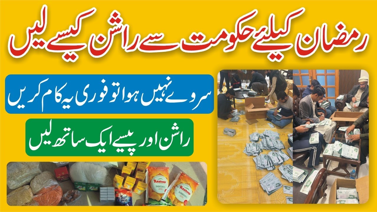 Nigehban Ramzan Package 2026-Ramzan May Government Say Rashan Lene Ka Tarika-PSER Survey Eligibility