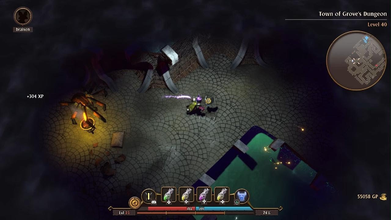 Fate: Reawakened fighting the final boss and  retiring