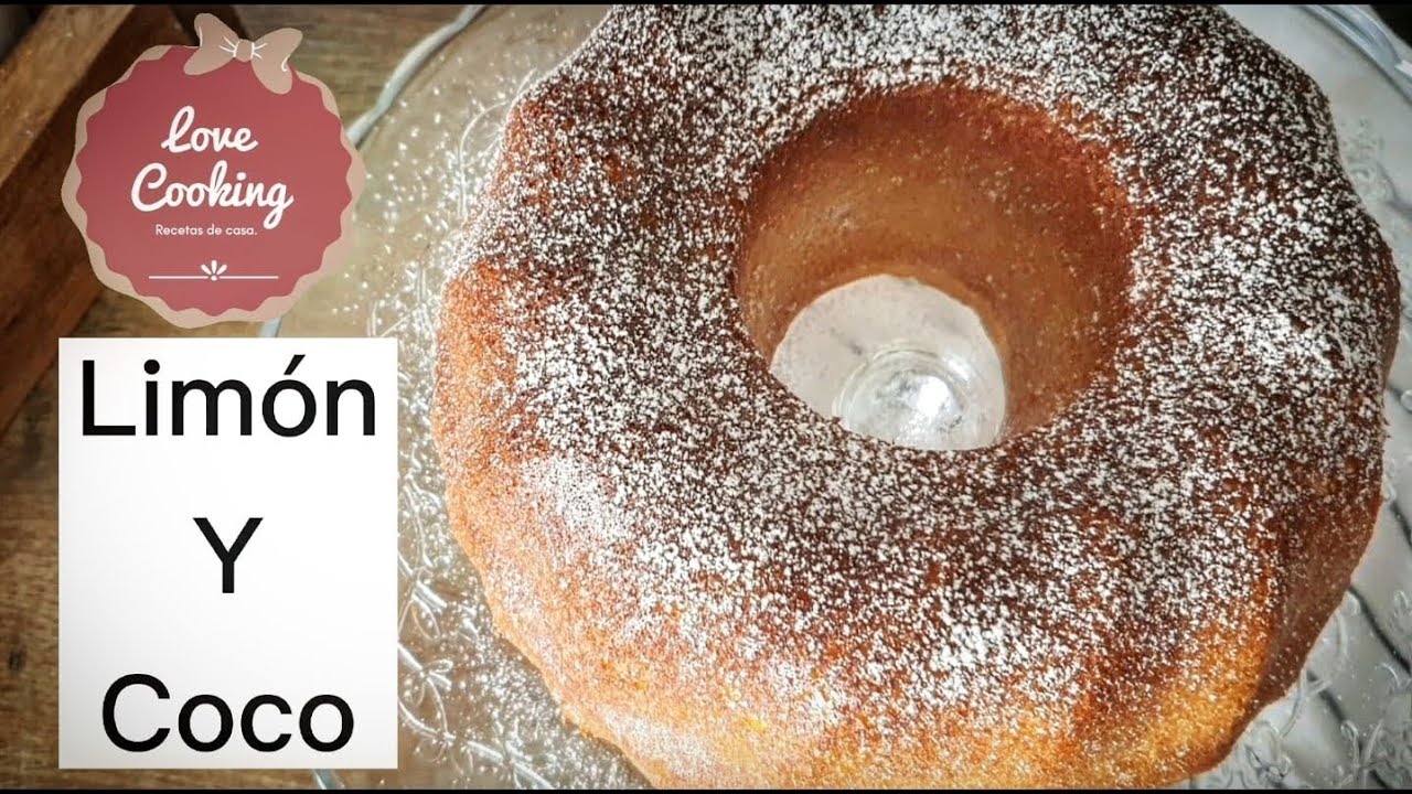 Bizcocho de limón y coco. La combinación perfecta.