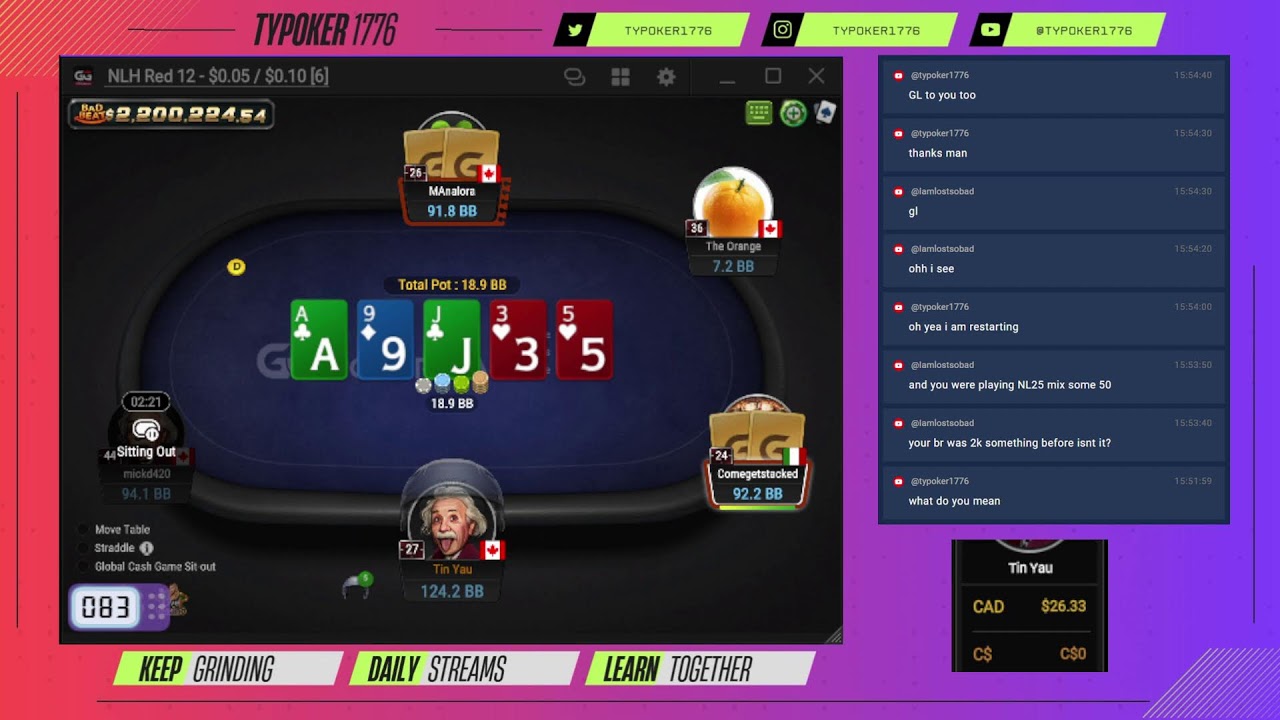 【Day1】Bankroll challenge $100 to $10k !discord !delay