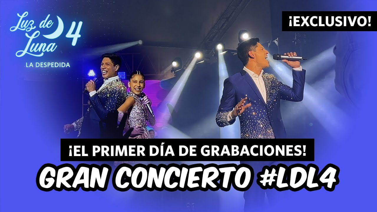 🎤 ¡Así se grabó el primer concierto de Luz de Luna 4!🌙✨ | #ContenidoExclusivo