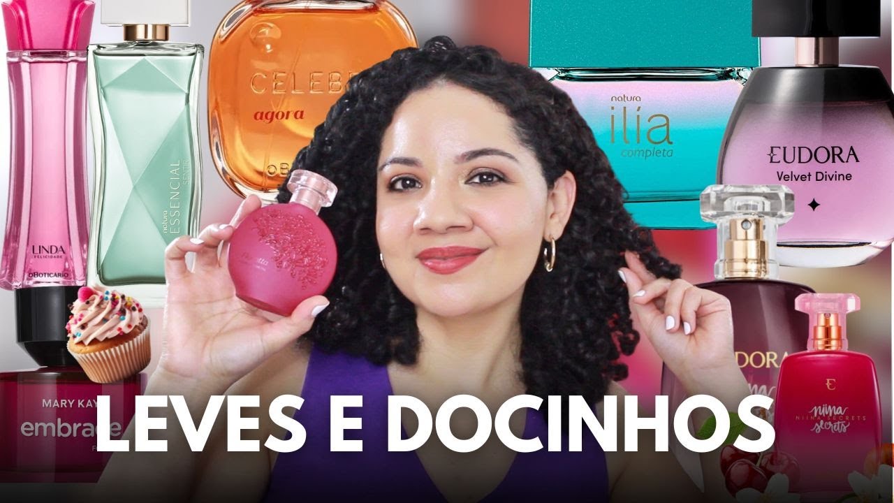 10 PERFUMES NACIONAIS LEVES E DOCINHOS PRA VOCÊ USAR NO CALOR