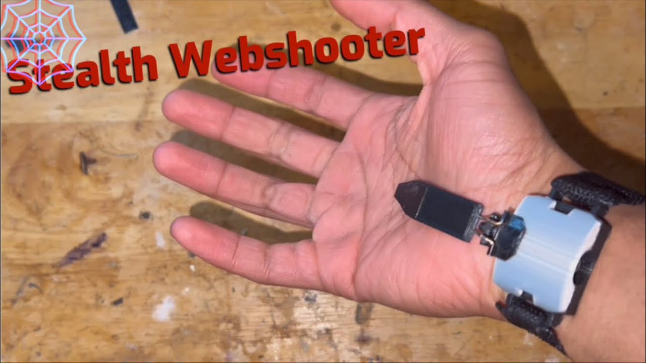 Stealth Web Shooter COMPLETE ✅(Real web-fluid shooter)