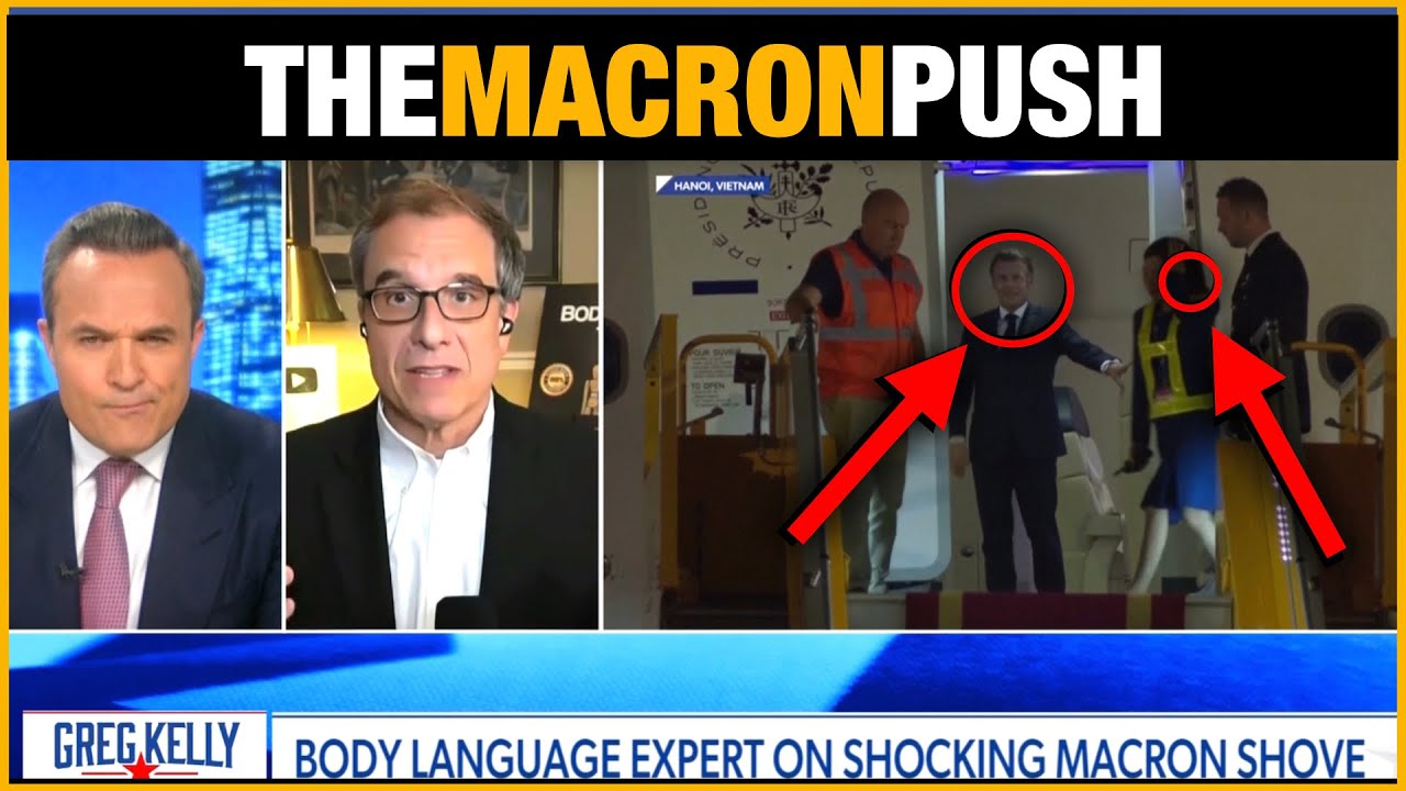 🔥Body Language Caught on Camera: Macron Pushed by Wife.
