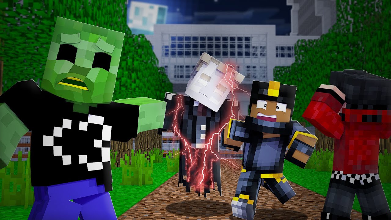 We Snuck Into a HAUNTED HOTEL in Minecraft..