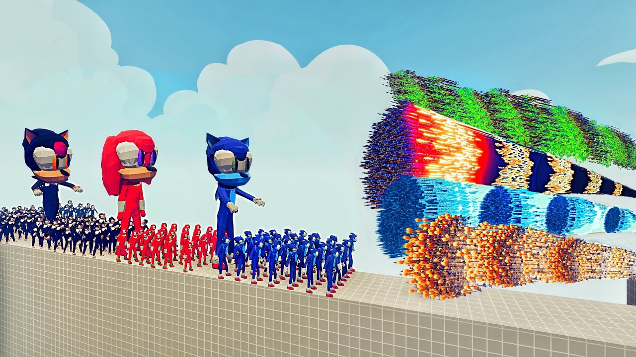 SONIC the HEDGEHOG vs EVERY GOD - Totally Accurate Battle Simulator TABS