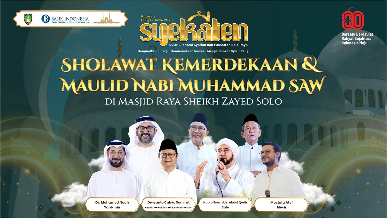 SHOLAWAT KEMERDEKAAN & MAULID NABI MUHAMMAD SAW | MINGGU, 31 AGUSTUS 2025