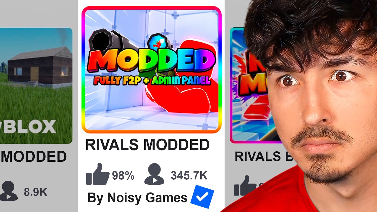 Winning in every MODDED Roblox Rivals Game...