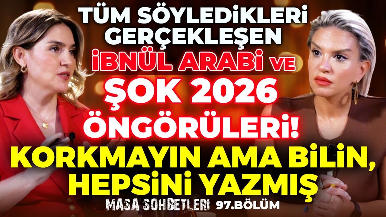 Tüm Söyledikleri Gerçekleşen İbnül Arabi ve ŞOK 2026 Öngörüleri! Korkmayın ama Bilin, Hepsini Yazmış