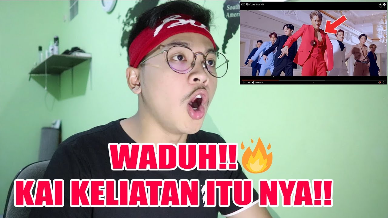 TOLONG DONG ITU KAI!!! EXO - LOVE SHOT MV REACTION
