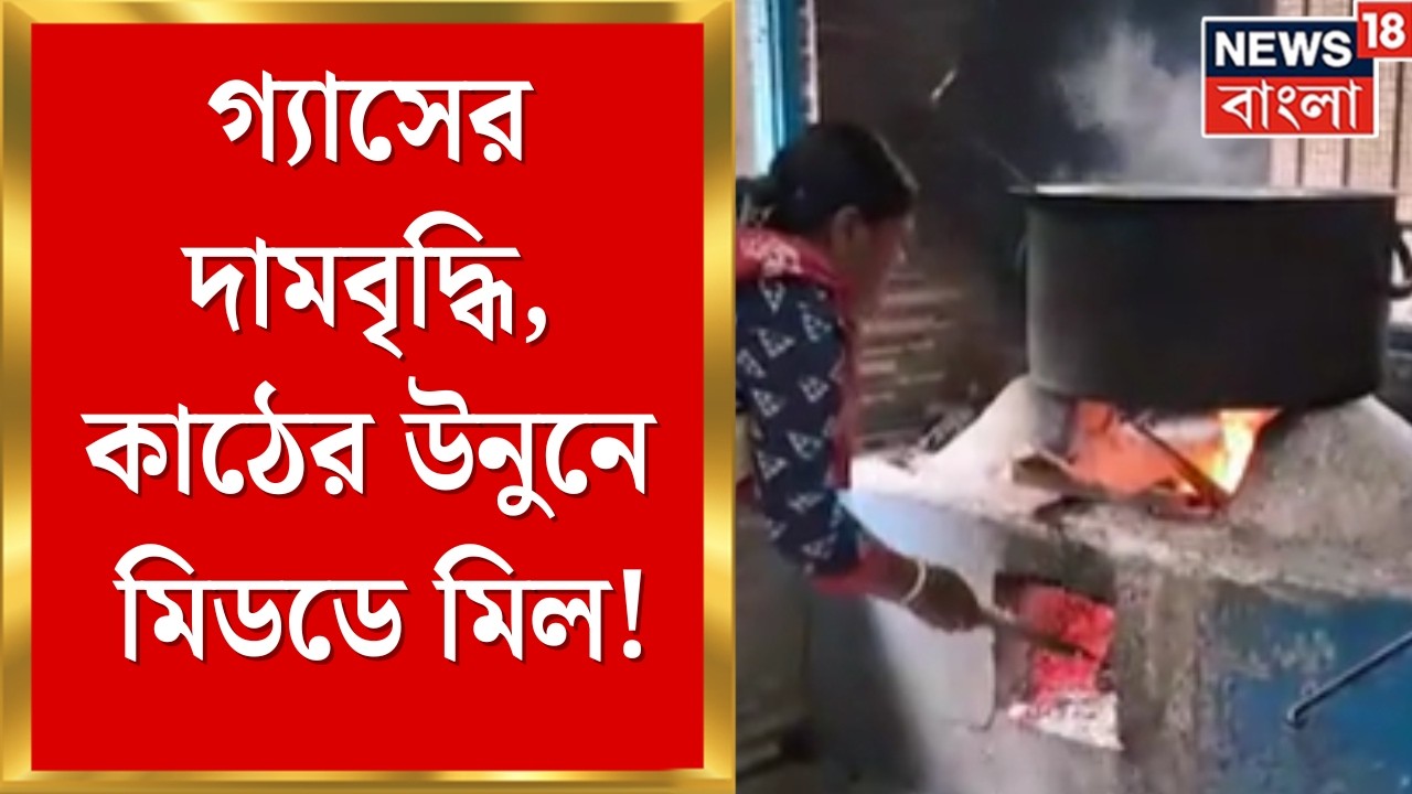 LPG News Today | গ্যাসের দামবৃদ্ধি, কাঠের উনুনেই মিডডে মিলের রান্না প্রাথমিক বালিকা বিদ্যালয়ে
