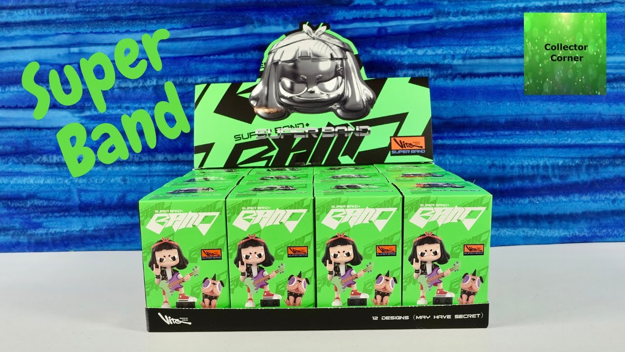 Распаковка фигурки SuperBand Blind Box от Pop Mart Vita Super Band