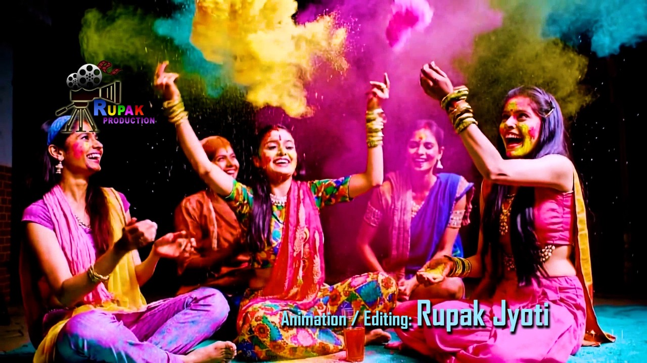 VIRAL BANGLA HIT HOLY SONGS 2026, | Created by Rupak Jyoti, | Indian  Holi festival, Music video,