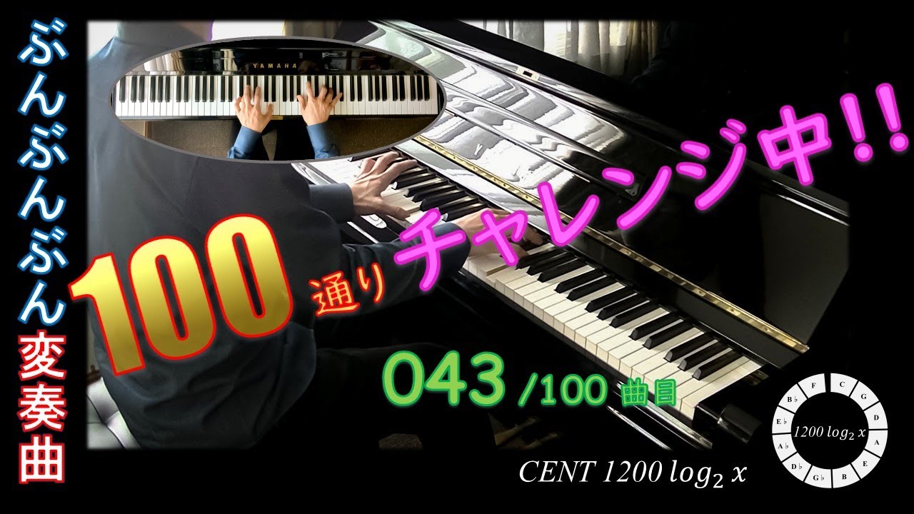 043  / 100　Red Dragonfly with Bee    赤とんぼ with 蜂   【ぶんぶんぶん変奏曲】
