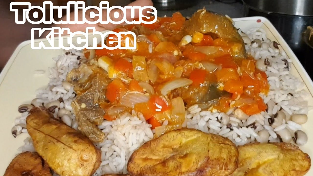 How to Cook Rice and Beans/ Nigerian Rice and Beans