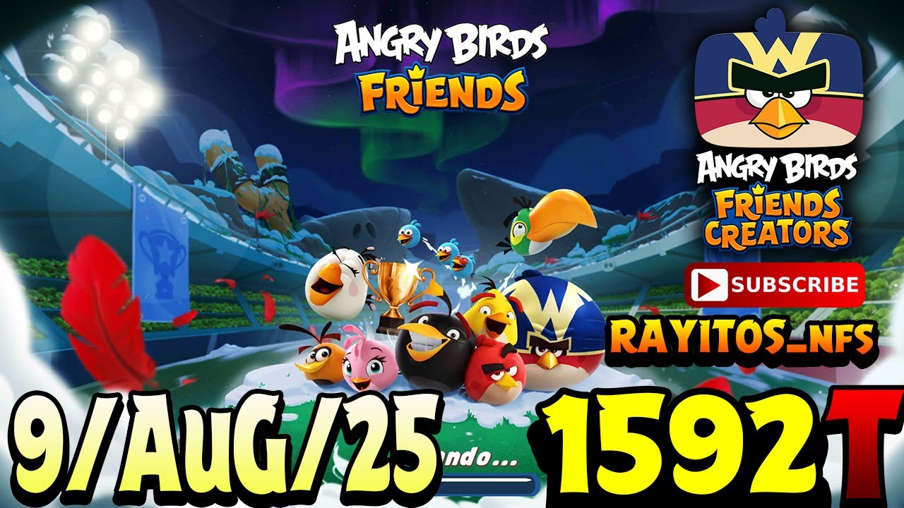 Angry Birds Friends All Levels Tournament 1592 Highscore POWER-UP walkthrough