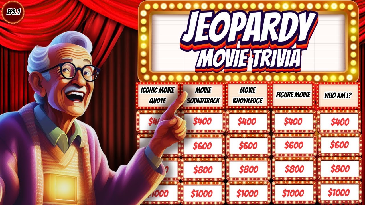 Can You Answer These Jeopardy Movie Trivia Questions ? Eps. 1