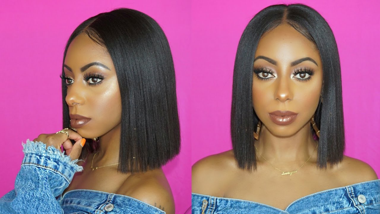 BEST blunt bob cut wig for Beginners!! Natural hairline rpgshow wig || Jessica Pettway