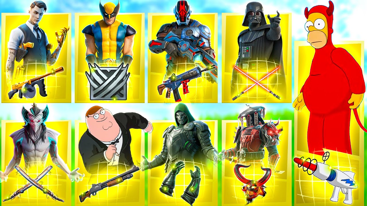Evolution of All Mythic Bosses in Fortnite (Chapter 2 Season 2 - Chapter 6 Mini Season 2)