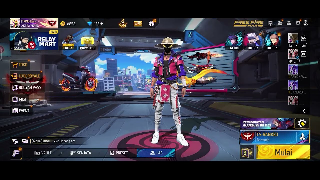 Yang mau beli akun free fire aku jual ini