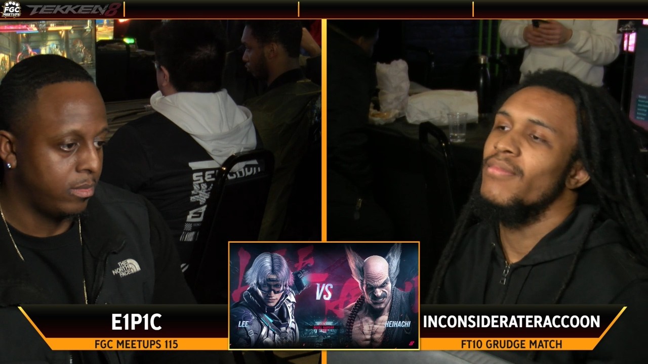 FT10 TEKKEN 8 GRUDGE MATCH - E1P1C vs InconsiderateRaccoon - FGC Meetups 115