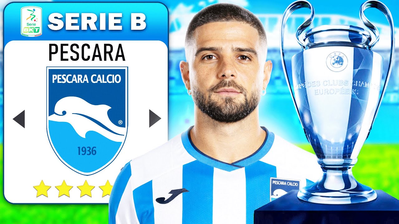 RICOSTRUISCO IL NUOVO PESCARA di INSIGNE fino ALLA VITTORIA DELLA CHAMPIONS LEAGUE su FC26!
