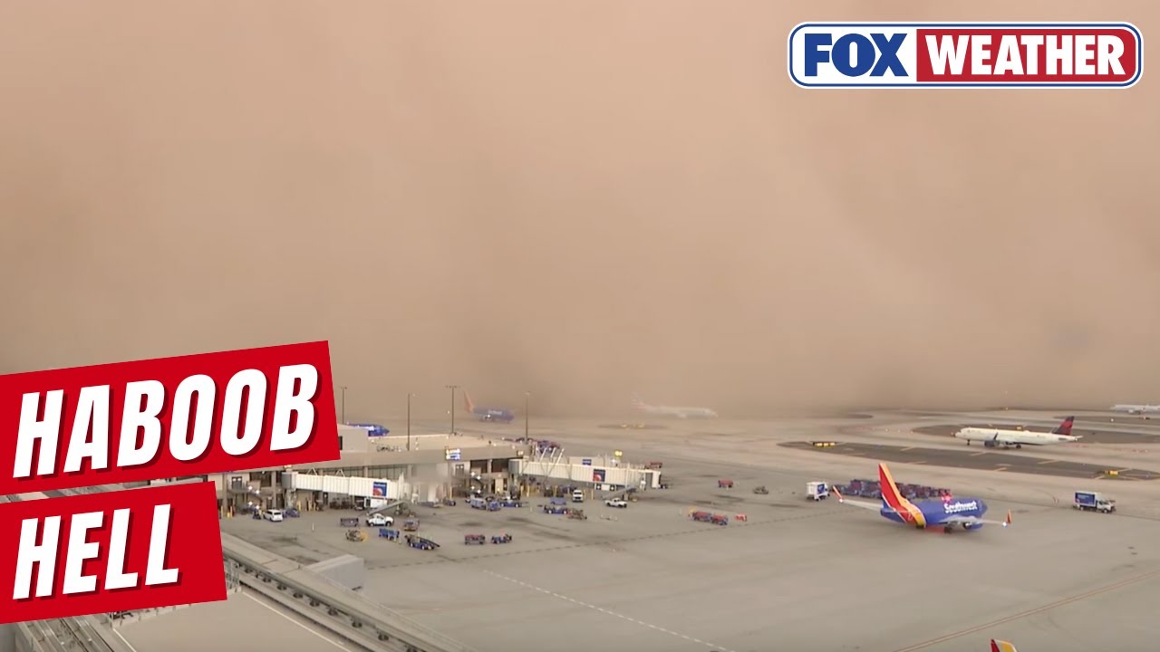 Watch: Massive haboob swallows Phoenix Sky Harbor International Airport