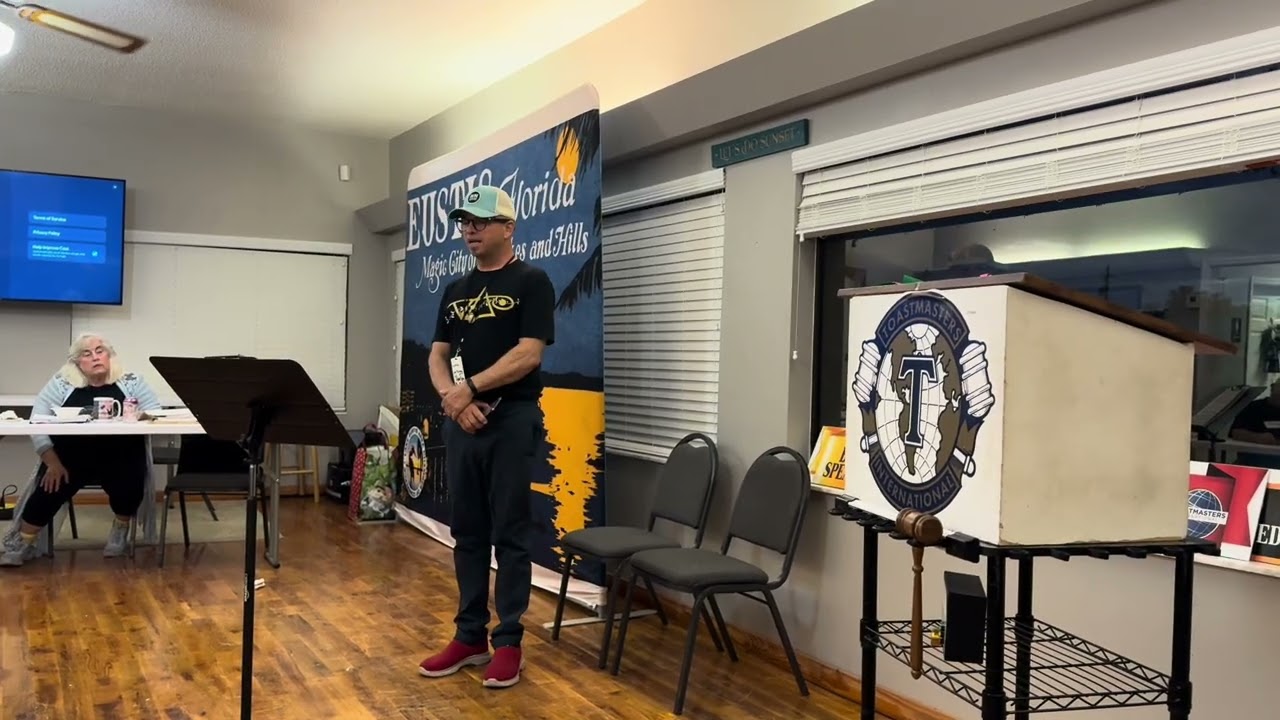 #normanleesmithmusic Toastmasters Speech/Chasing Every Dream & Possibility 🎸