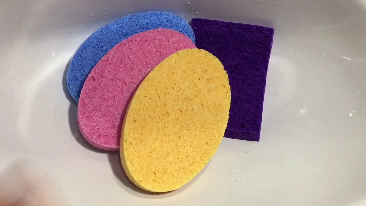 ASMR SPONGES | Wet ripping cellulose sponges | Sponge, destroy sounds