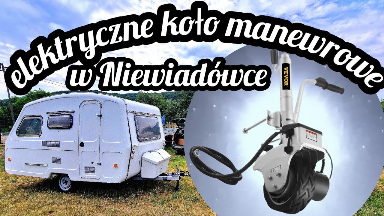 #138 Elektryczne Koło Manewrowe Vevor i Niewiadówka !!! VEVOR Motorized Jockey Wheel Trailer Mover !