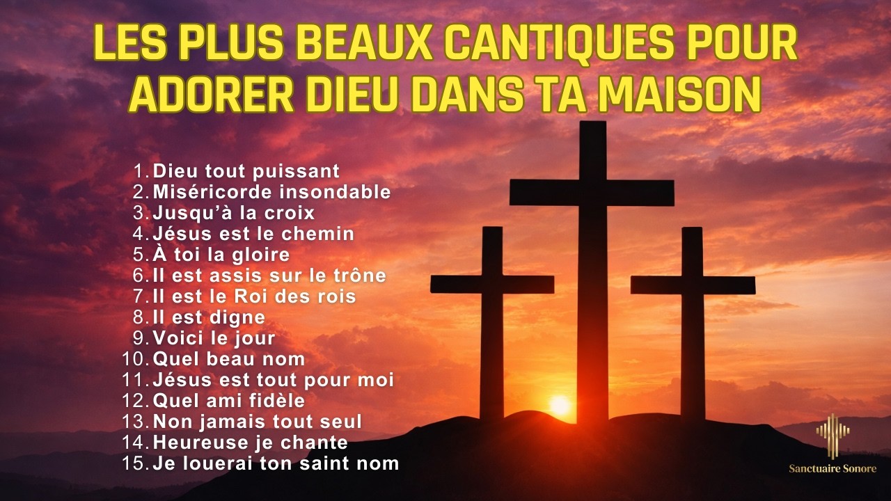 LES PLUS BEAUX CANTIQUES POUR ADORER DIEU DANS TA MAISON