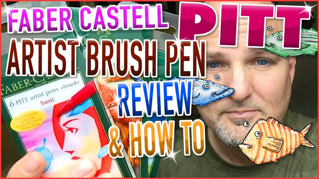 Faber Castell PITT Artist Brush Pen Review (& Thank you, Sabrina!)