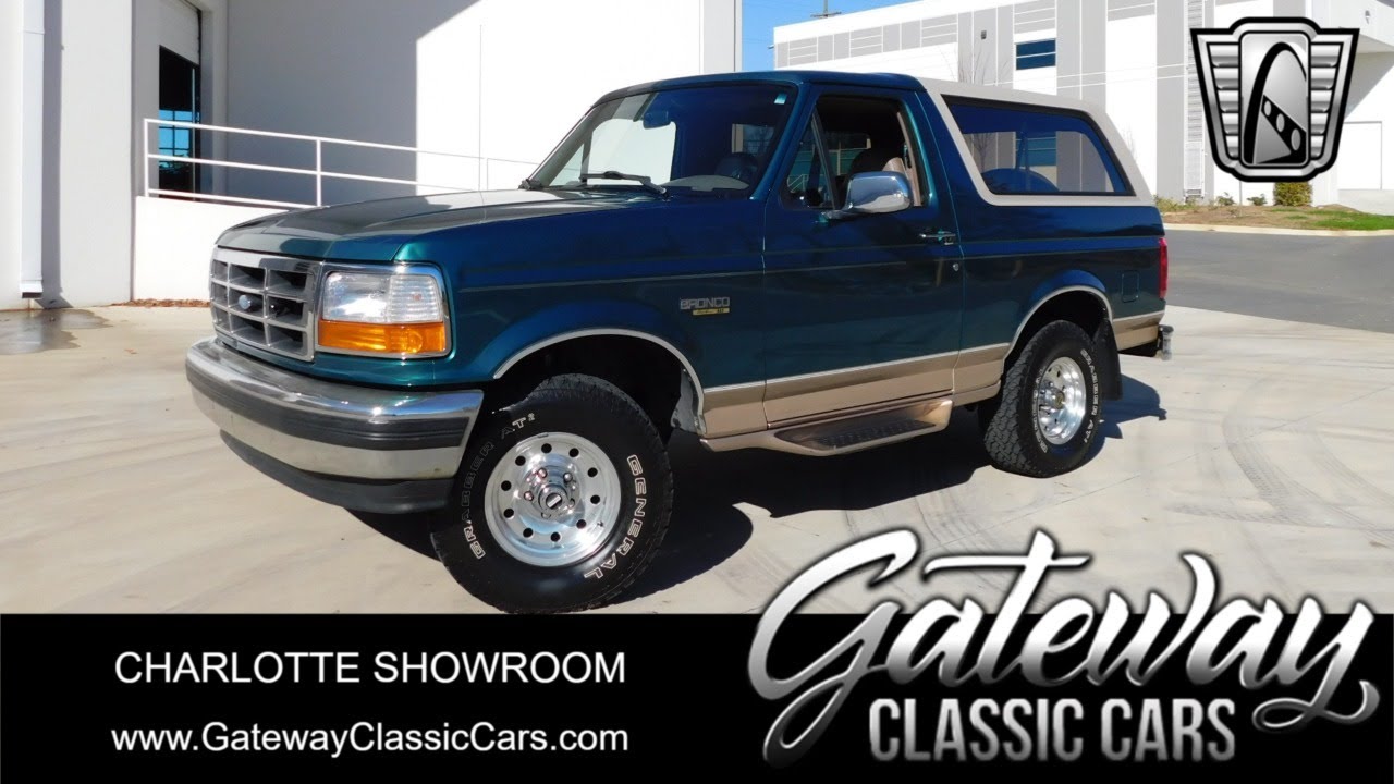 1996 Ford Bronco Eddie Bauer   Gateway Classic Cars   366  CHA