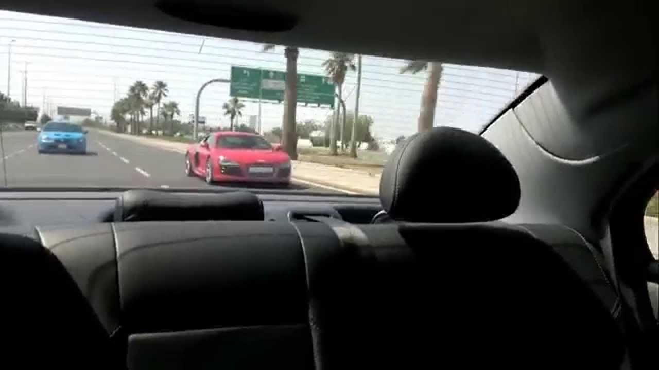 Audi R8 V10 VS Mercedes Benz E55 AMG