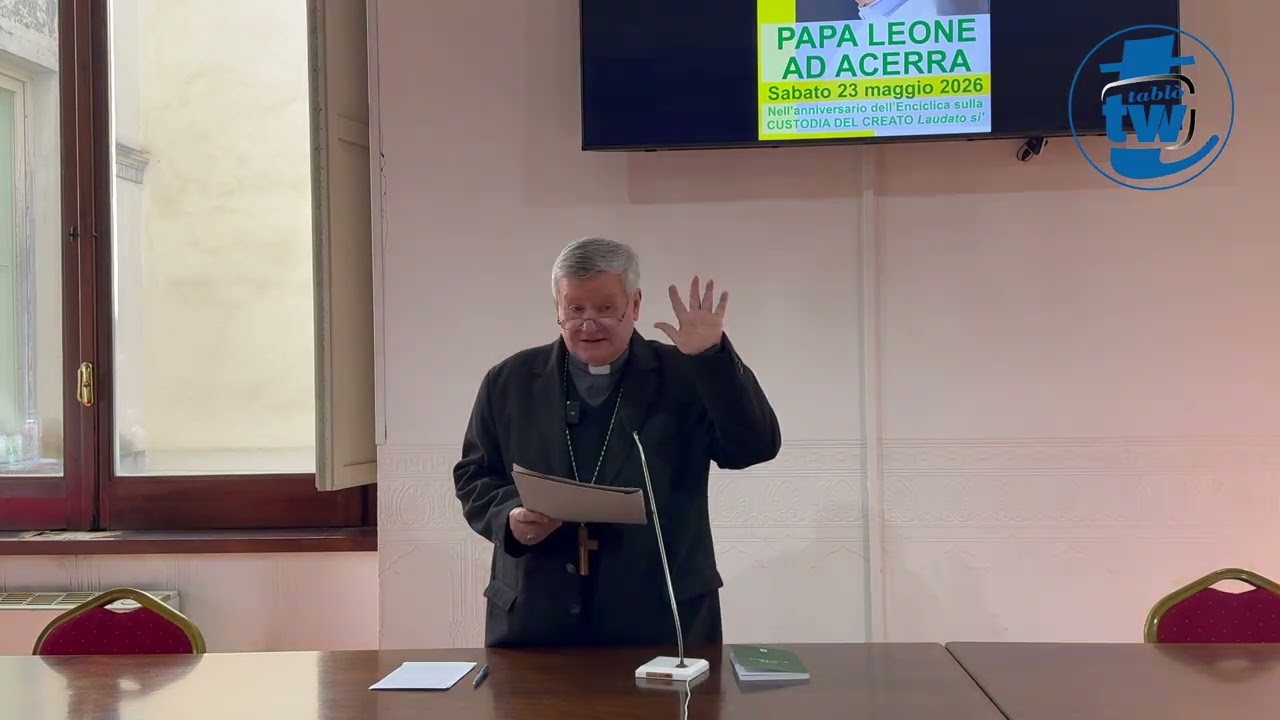 Il vescovo di Acerra, Mons. Antonio Di Donna annuncia:Papa Leone XIV sarà ad Acerra il 23 maggio