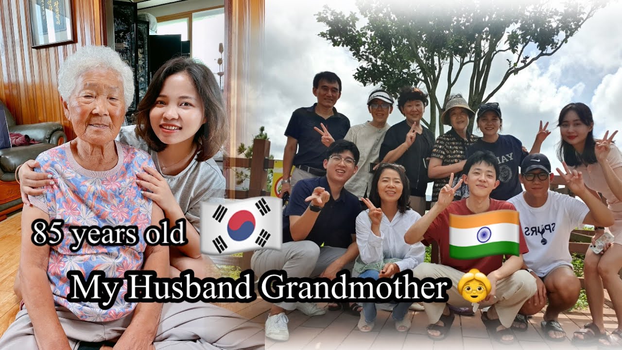 Visiting my Korean husband grandmother 👵 | A Day in Wando South Korea 🇰🇷