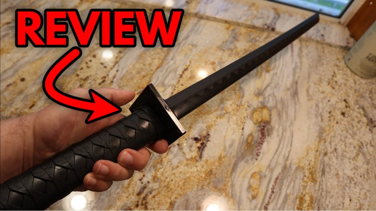 Best Ninja Training Sword Review and Demo | Ninja Sword Amazon Product Review!