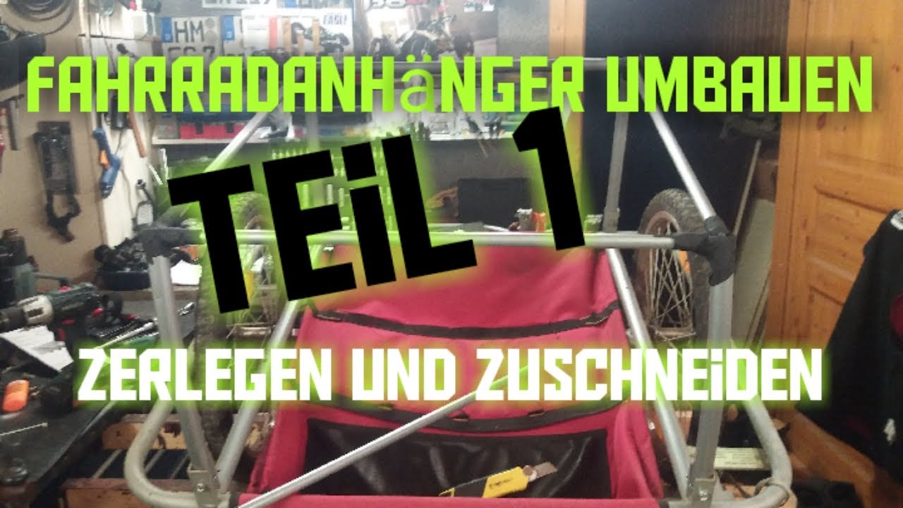 Vom Kinderanhänger zum Lastenanhänger