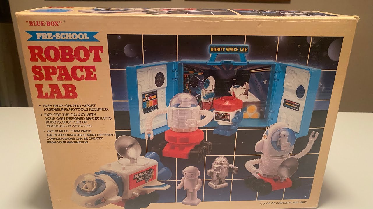 Early 1980s &ldquo;Blue-Box&rdquo; Robot Space Lab | Dan&rsquo;s Objects of Interest