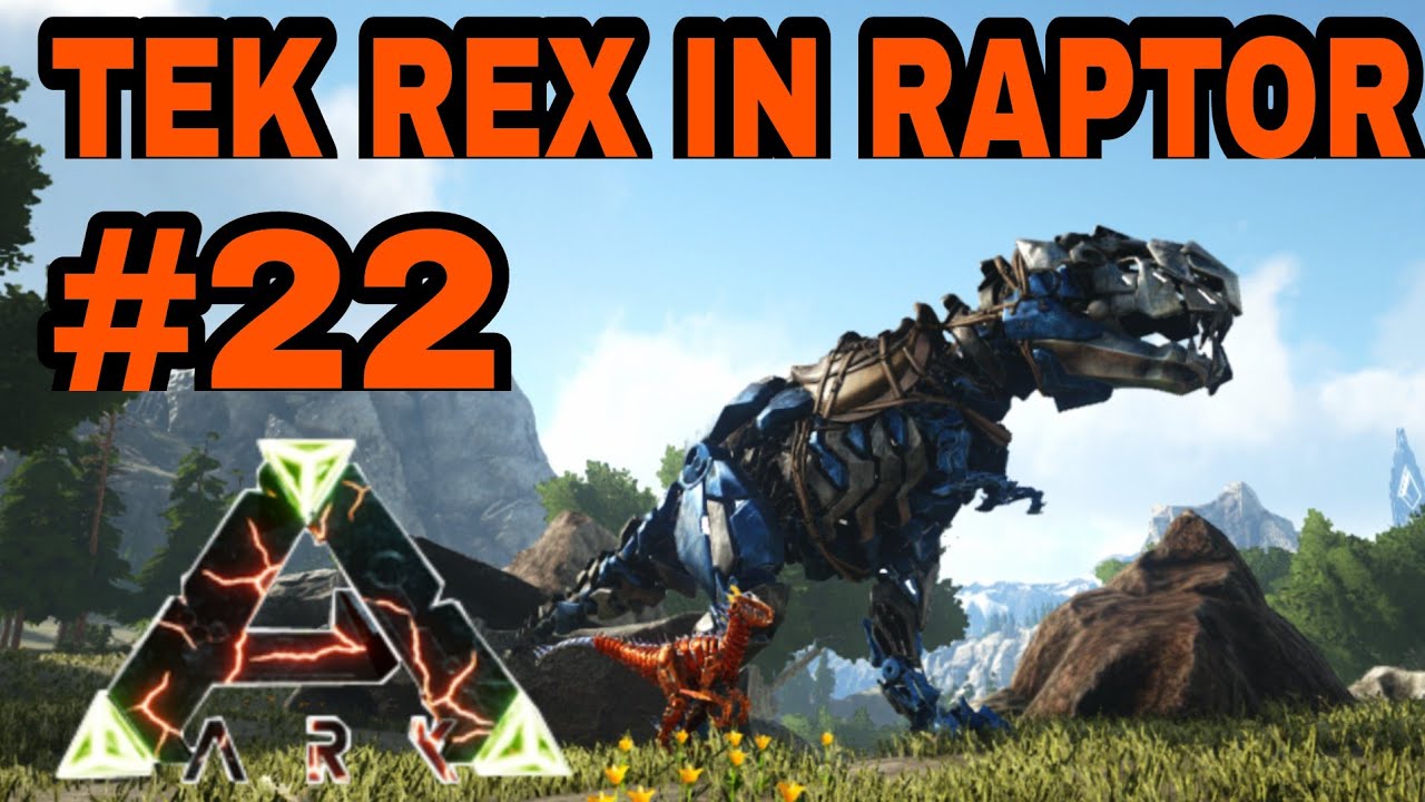 Udomačil Tek rexa in raptorja / #22 ARK [SLO]