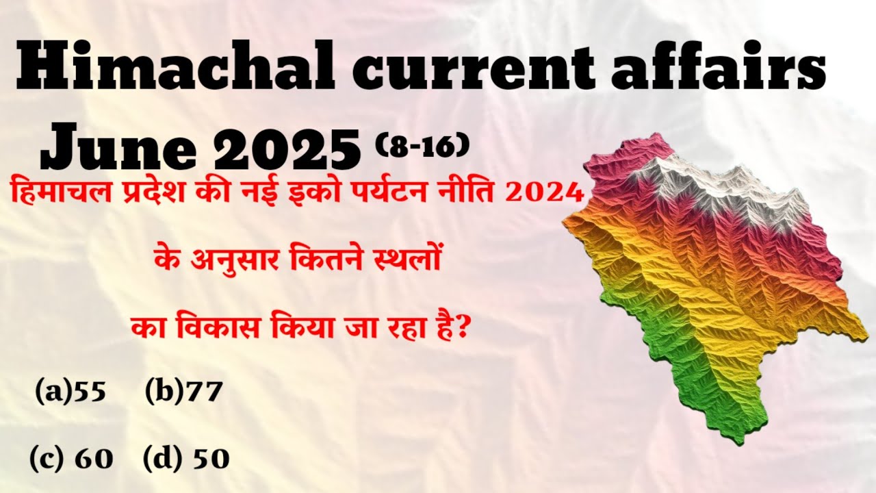 Himachal current affairs june 2025