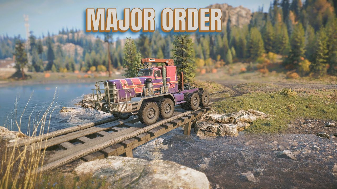 SNOWRUNNER: MAJOR ORDER MISSION IN WASHINGTON REGION | FEATURING NEW DLC TRUCK AVENHORN A15