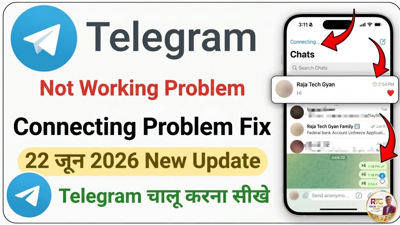 Telegram Not Working | Telegram Connecting Problem | Telegram Kab Chalu Hoga | Telegram Not Showing