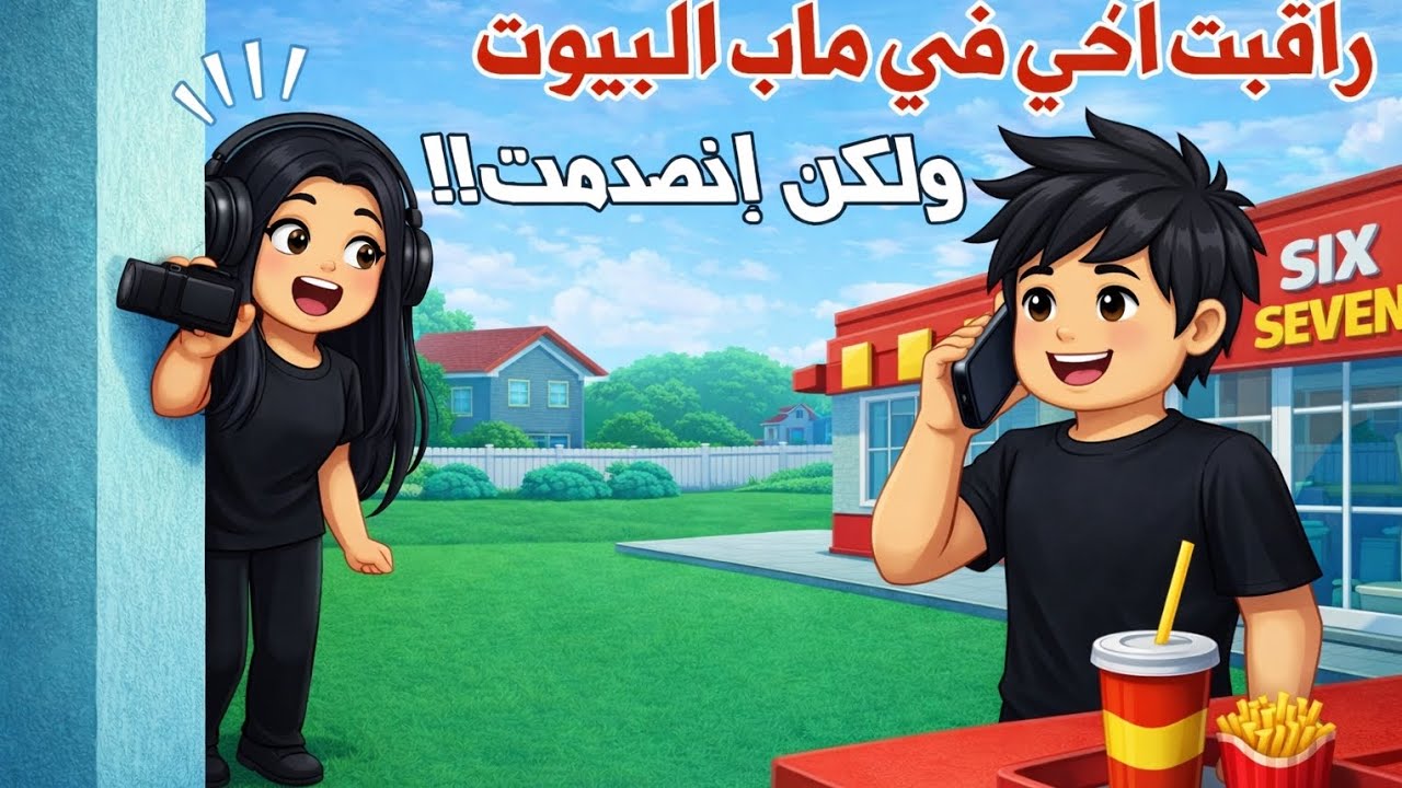 راقبت أخي أمين لمدة يوم كامل في ماب البيوت 😱🔥 وانصدمت من تصرفاته🔥😳
