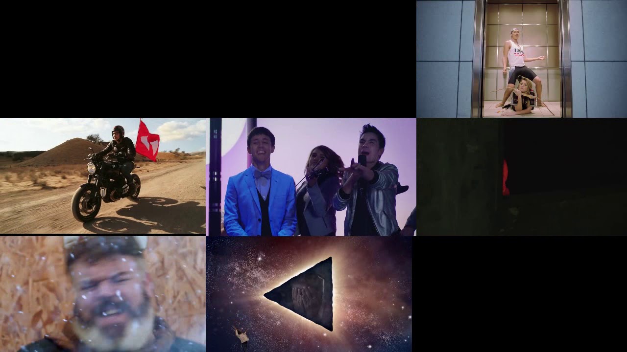 All 8 YouTube Rewind Videos (2010-2017) At The Same Time