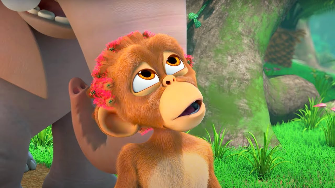 Jungle Beat - Rambut Baru | Kompilasi | Kartun Anak-Anak Lucu Baru