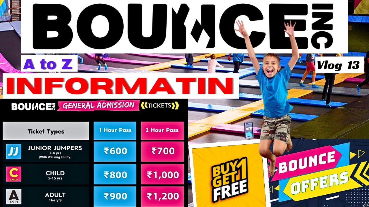 Bounce | Trampoline Park | Full Details | Infiniti Mall Malad | Mumbai
