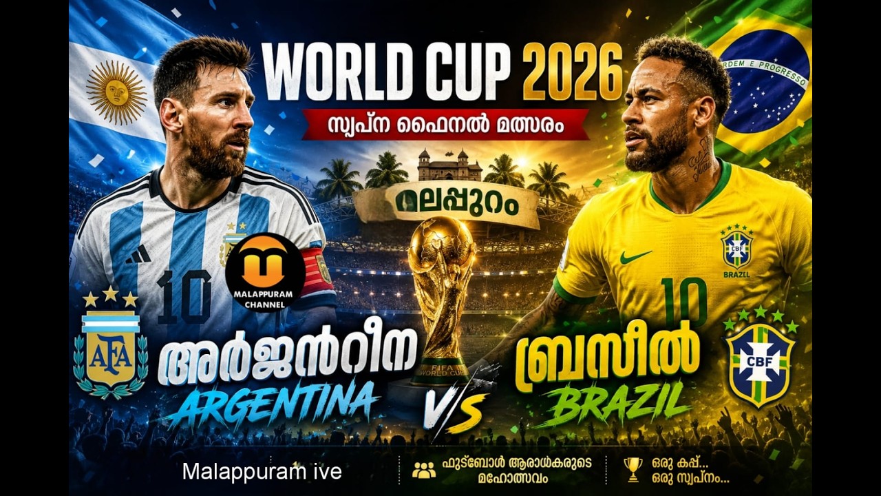 വേള്&zwj;ഡ് കപ്പ് 2026 സ്വപ്ന ഫൈനല്&zwj;/Dream Final organized by Manalappuram Municipality