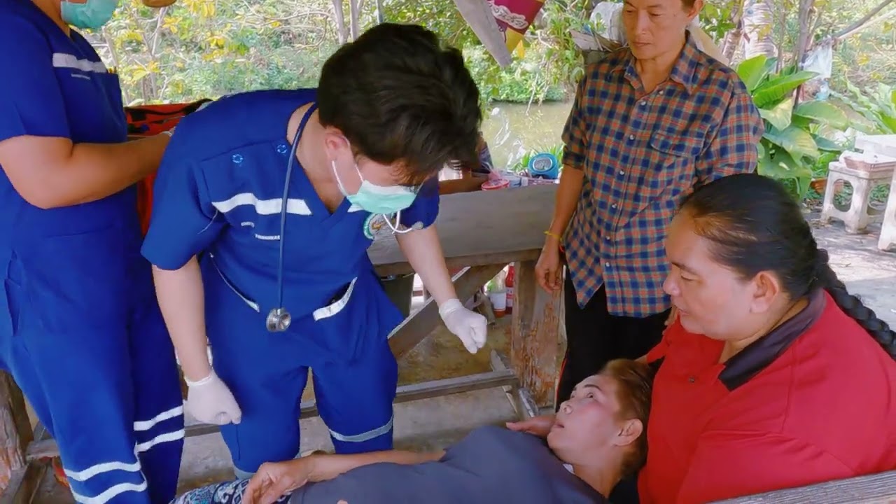 การแจ้งเหตุฉุกเฉิน 1669 เหตุการณ์จำลองโรคหลอดเลือดสมอง (STROKE) รพ.สต.บ่อเงิน จ.ปทุมธานี